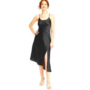 Black Polka Dot Women's Dress